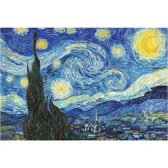 ArtFrame: Van Gogh – Hvězdná noc 500dílné puzzle s rámečkem – Trefl obrázek 2