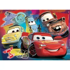 Auta 2 v 1, 24dílné puzzle a omalovánka 35x25 cm – Lisciani obrázek 2