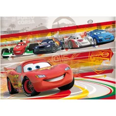 Auta 2 v 1 60dílné puzzle a omalovánka 50x35 cm - Lisciani obrázek 2
