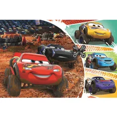 Auta 3: Blesk McQueen a jeho přátelé puzzle 60 dílků - Trefl obrázek 2