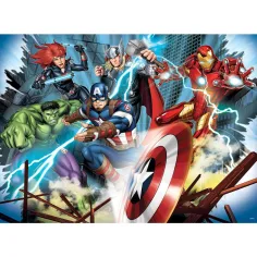 Avengers 2 v 1, maxi puzzle 150 dílků a omalovánka 70x50 cm – Lisciani obrázek 2
