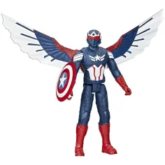 Avengers Titan Hero Maskovaný Kapitán Amerika 29cm figurka - Hasbro obrázek 2