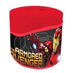Avengers plastová nádobka se 2 otvory na ořezávátko s motivem Iron Mana obrázek 2