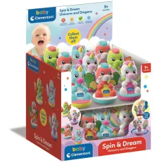 Baby Spin & Dream jednorožec a drak hračka pro miminko 1 ks - Clementoni