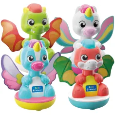 Baby Spin & Dream jednorožec a drak hračka pro miminko 1 ks - Clementoni obrázek 2