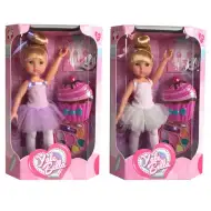 Balerína panenka s líčidly a maskou na obličej ve dvou variantách