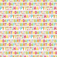Balicí papír s nápisem Happy Birthday 100 x 70 cm