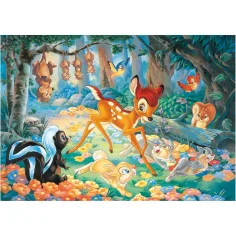 Bambi 2 v 1 60dílné puzzle a omalovánka 50x35cm - Lisciani obrázek 2