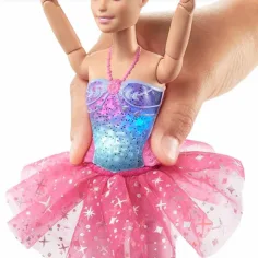 Barbie®: Třpytivá duhová baletka s blond vlasy a světlem - Mattel obrázek 4