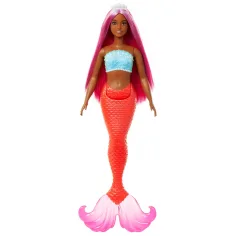 Barbie Dreamtopia: Panenka s růžovými vlasy a korálově zbarvenou ocasní ploutví - Mattel obrázek 2