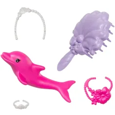 Barbie: Panenka s měnící se barvou ploutví a doplňky - Mattel obrázek 6
