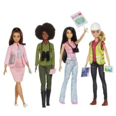 Barbie: Sada kariérních panenek "Společně za lepší svět" 4 ks - Mattel obrázek 3