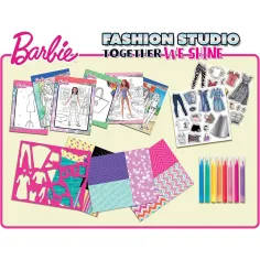 Barbie Together We Shine omalovánky a oblékací sada - Lisciani obrázek 2