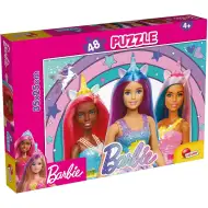 Barbie kouzelný jednorožec 48dílné puzzle 35x25 cm - Lisciani