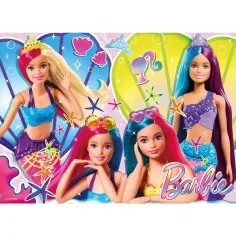 Barbie magický svět 4x48dílné maxi podlahové puzzle 35x25cm - Lisciani obrázek 5