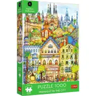 Barcelona o půlnoci 1000dílné prémiové plus kvalitní puzzle - Trefl