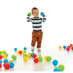 Barevná míček v síťce 100ks - D-Toys obrázek 3
