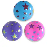 Barevný míč s hvězdným vzorem 23cm v různých variantách