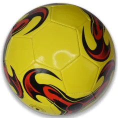 Barevný vzorovaný fotbalový míč z umělé kůže v různých variantách 22 cm obrázek 5