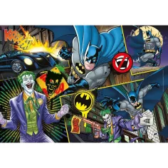 Batman vs. Joker 104dílné supercolor puzzle - Clementoni obrázek 2