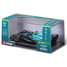 Bburago: Aston Martin AMR23 F1 závodní auto kovový model 1/43 (Fernando Alonso #14, varianta s helmou) obrázek 5