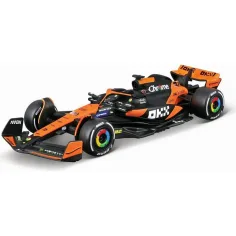 Bburago: McLaren MCL38 Miami Grand Prix 2024 F1 závodní automobil kovový model 1/43 (Oscar Piastri #81) obrázek 2