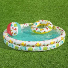 Bestway: Beachtastic nafukovací dětský bazén 3 v 1 sada Ø 122 x 20 cm obrázek 3