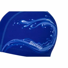 Bestway: Elegantní a pružná prémiová textilní plavecká čepice pro děti od 14 let. obrázek 3