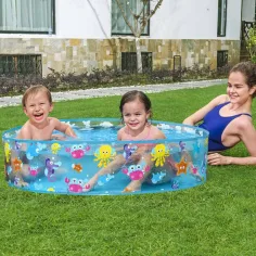 Bestway: Fill N Fun Sparkling Sea mořský zvířecí pevnostěnný brouzdaliště, Ø 122 x 25 cm obrázek 4