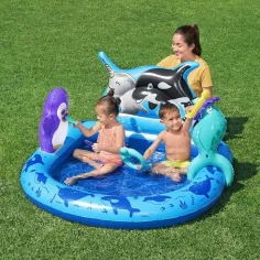 Bestway: Polar Pals nafukovací hrací bazének 134×131×73 cm obrázek 2