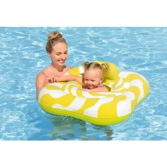 Bestway: Swim Safe dětský nafukovací kruh se dvěma kroužky a sedátkem 79 cm obrázek 2