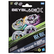 Beyblade X Brace Triceratops M-85BS a Dagger Dran 7-55R sada káček - Hasbro