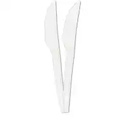 Bílá recyklovatelná sada nožů, 10 ks