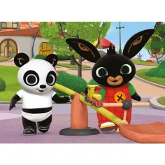 Bing a Pandó na hřišti 24dílné Eco mini puzzle 35x25 cm - Lisciani obrázek 2