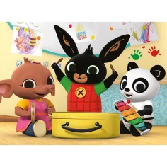 Bing a přátelé hrají hudbu 24dílné Eco puzzle 70x50cm - Lisciani obrázek 2
