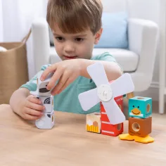 Blockables: Farm přátelé dřevěná stavebnice - Melissa & Doug obrázek 3