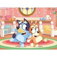 Bluey 2 v 1 24dílné Eco mini puzzle a omalovánka 35x25 cm - Lisciani obrázek 2