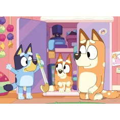 Bluey 2 v 1, 60dílné puzzle a omalovánka 50 × 35 cm – Lisciani obrázek 2