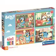 Bluey 4 v 1 12, 16, 20 a 24dílné puzzle - Clementoni