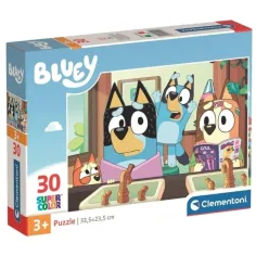 Bluey Super Color 30dílné puzzle - Clementoni