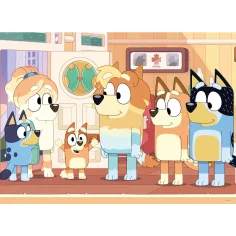 Bluey a přátelé 2 v 1 24dílné maxi podlahové puzzle a omalovánky 35x25cm – Lisciani obrázek 2