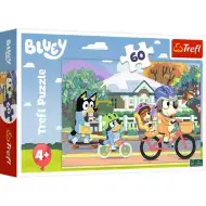 Bluey jezdí na kole 60 dílkové puzzle - Trefl