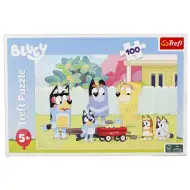 Bluey šťastný svět puzzle 100 dílků - Trefl