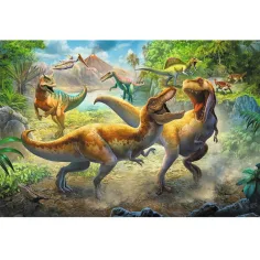 Bojující Tyrannosauři puzzle 160 kusů - Trefl obrázek 2