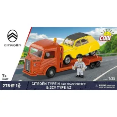 COBI: Citroen Type H autotransportér a 2CV Type AZ stavebnice (24627)