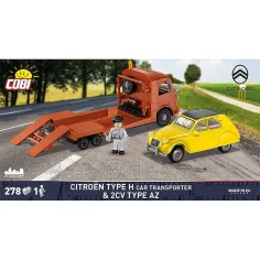COBI: Citroen Type H autotransportér a 2CV Type AZ stavebnice (24627) obrázek 2