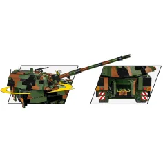 COBI: Ozbrojené síly Panzerhaubitze 2000 stavebnice (2628) obrázek 6