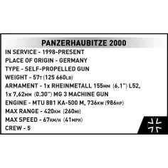 COBI: Ozbrojené síly Panzerhaubitze 2000 stavebnice (2628) obrázek 7