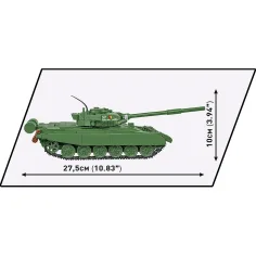 COBI: Ozbrojené síly T-72 (Východní Německo/Sovětský svaz) stavebnice tanku (2625) obrázek 8