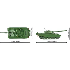 COBI: Ozbrojené síly T-72 (Východní Německo/Sovětský svaz) stavebnice tanku (2625) obrázek 9